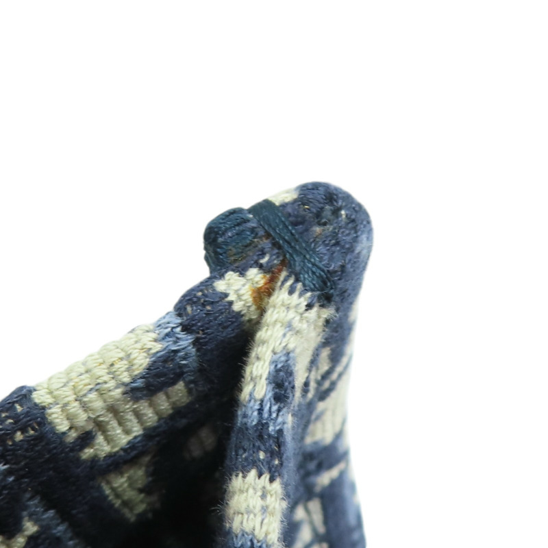 藍色 提花帆布 Book Tote 大型托特包 手提包 M1286ZRIW【Dior 迪奧 】 M1286ZRIW-12