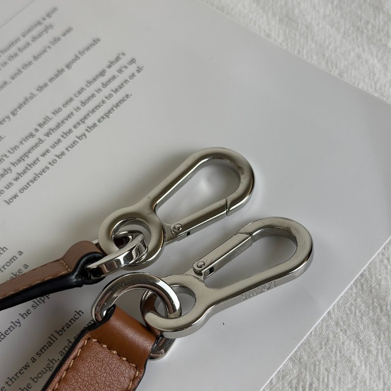 LOEWE Puzzle小牛皮手袋 - 小號棕色-14