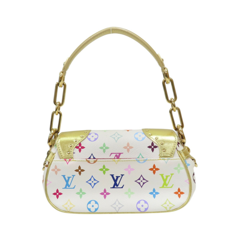 金/白色 原花帆布 Multicolore Marilyn All 肩背包 M40206【LOUIS VUITTON LV 路易威登】 M40206-1