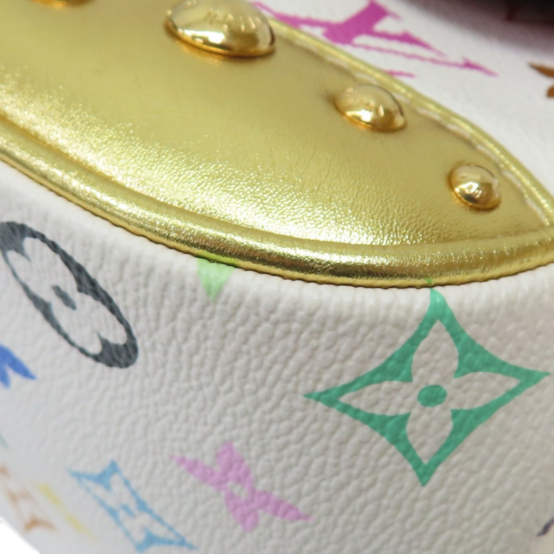 金/白色 原花帆布 Multicolore Marilyn All 肩背包 M40206【LOUIS VUITTON LV 路易威登】 M40206-10