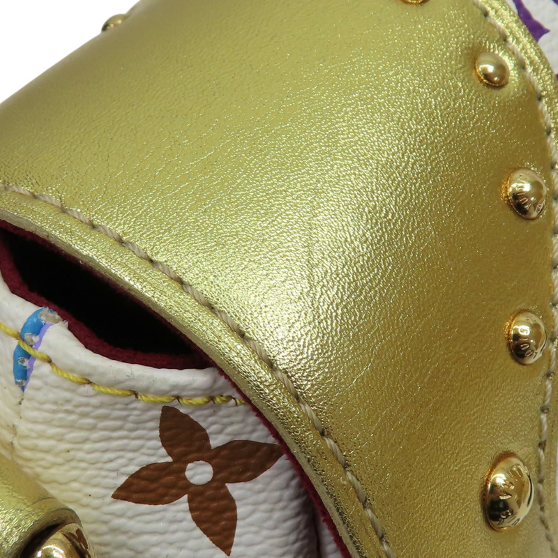 金/白色 原花帆布 Multicolore Marilyn All 肩背包 M40206【LOUIS VUITTON LV 路易威登】 M40206-16