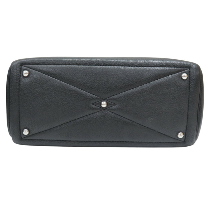 黑色 TC牛皮 hermes victoria 35 □Q刻 手提包【HERMES 愛馬仕】-3