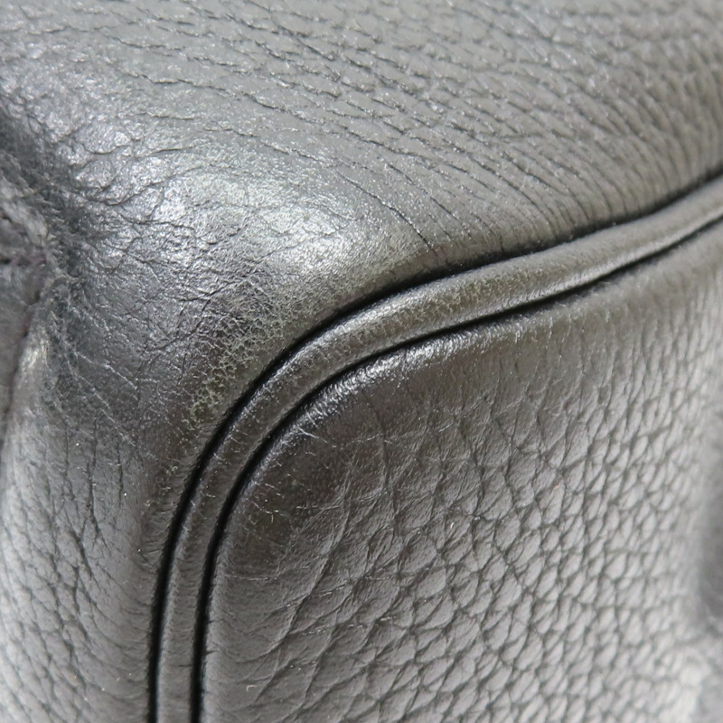 黑色 TC牛皮 hermes victoria 35 □Q刻 手提包【HERMES 愛馬仕】-10
