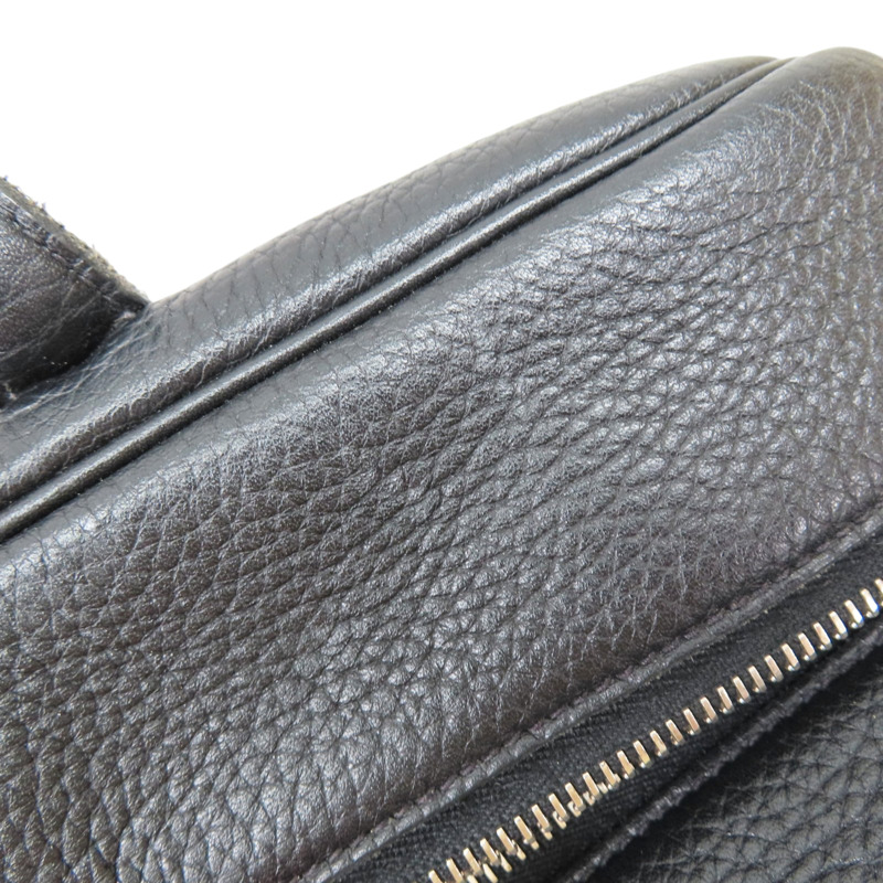 黑色 TC牛皮 hermes victoria 35 □Q刻 手提包【HERMES 愛馬仕】-16