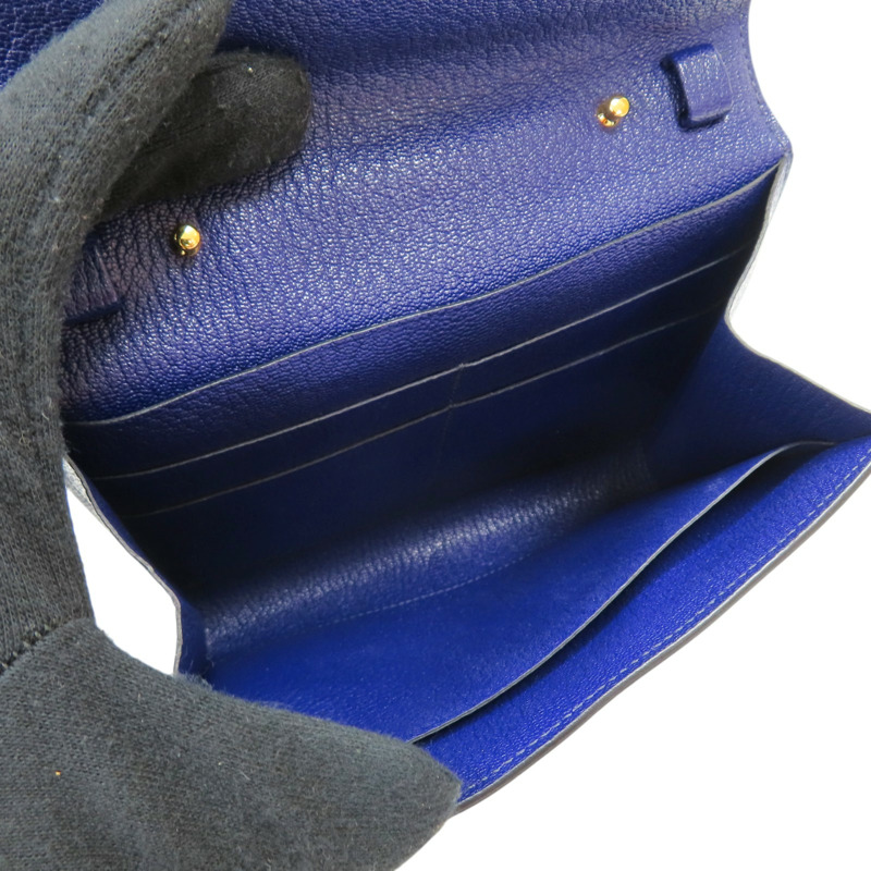 墨水藍 Mysore牛皮 Click 16 肩背包 銀扣 D刻【HERMES 愛馬仕】 H073568CCM3-4