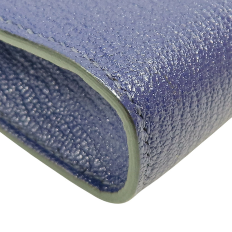 墨水藍 Mysore牛皮 Click 16 肩背包 銀扣 D刻【HERMES 愛馬仕】 H073568CCM3-11