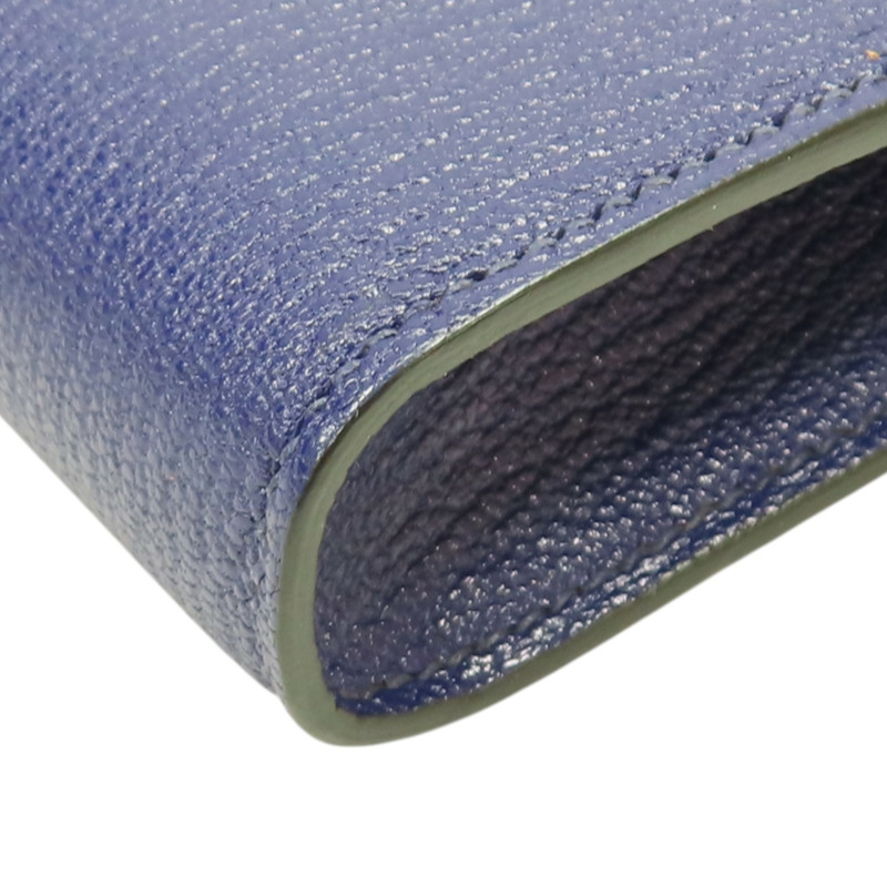 墨水藍 Mysore牛皮 Click 16 肩背包 銀扣 D刻【HERMES 愛馬仕】 H073568CCM3-14