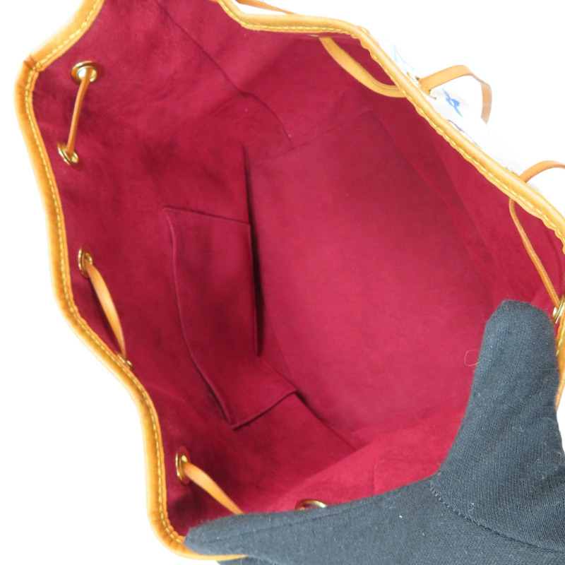 白彩 原花帆布 Multicolore Petit Noe 肩背包 村上隆聯名【LOUIS VUITTON LV 路易威登】 M42229-4