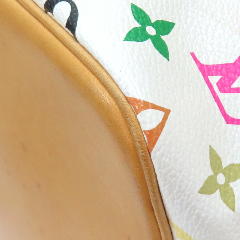 白彩 原花帆布 Multicolore Petit Noe 肩背包 村上隆聯名【LOUIS VUITTON LV 路易威登】 M42229-11