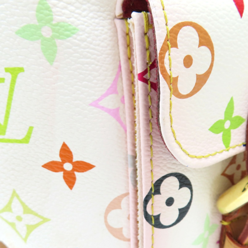 白彩 原花帆布 Multicolore Petit Noe 肩背包 村上隆聯名【LOUIS VUITTON LV 路易威登】 M42229-12