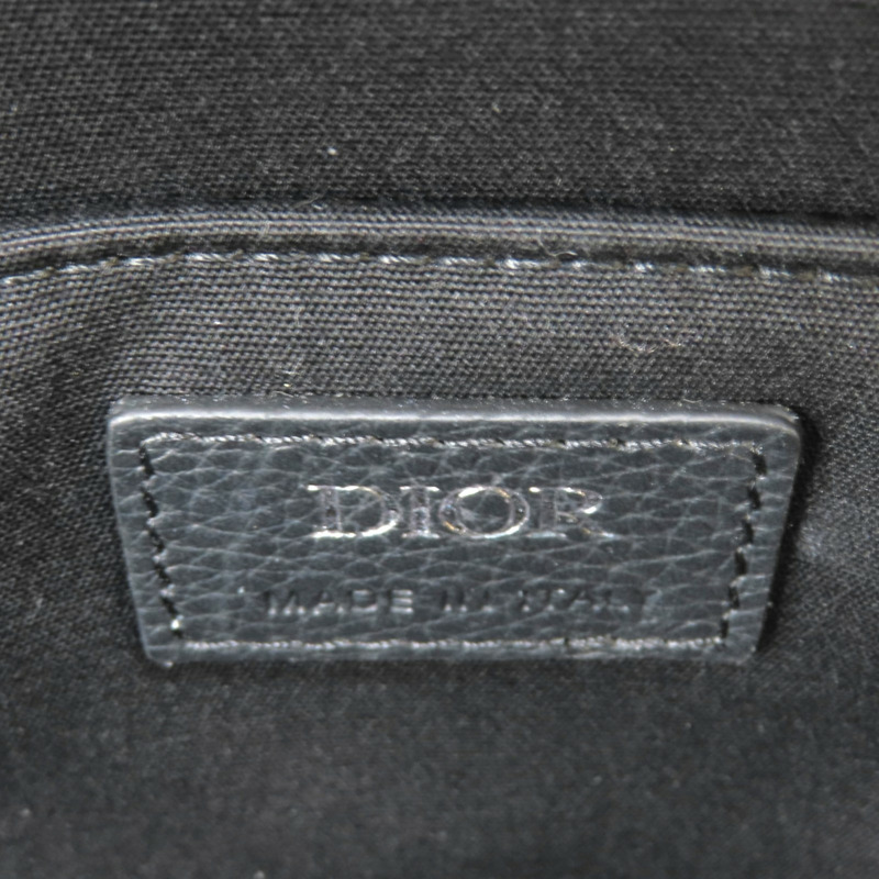 深藍色 提花帆布 Saddle Backpack 後背包【Dior 迪奧】 1ESBA175YKY-27EU-10