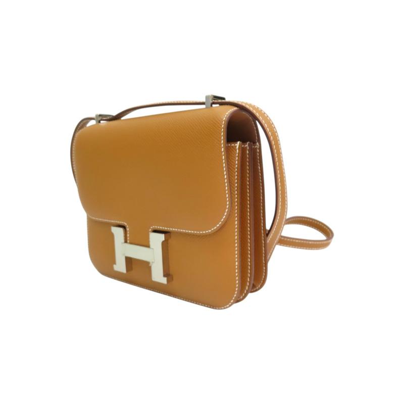 金棕色 Epsom 牛皮 Constance 18 肩背包 H083905CK37 B刻【HERMES 愛馬仕】 H083905CK37-2