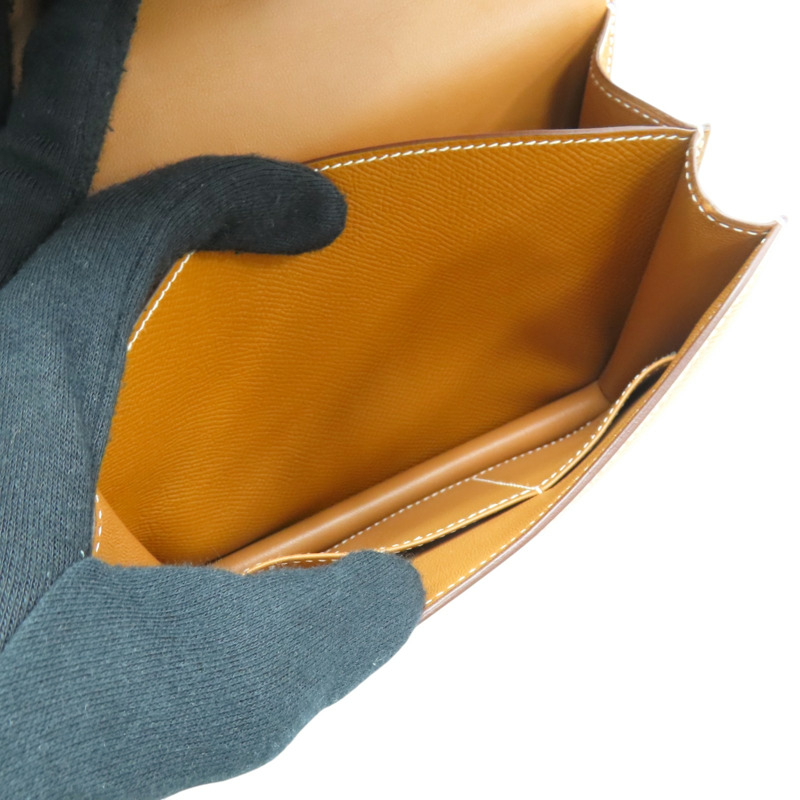 金棕色 Epsom 牛皮 Constance 18 肩背包 H083905CK37 B刻【HERMES 愛馬仕】 H083905CK37-5