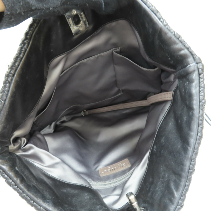 黑色 羊皮 CC Lock BonBon Tote 肩背包【CHANEL 香奈兒】-5