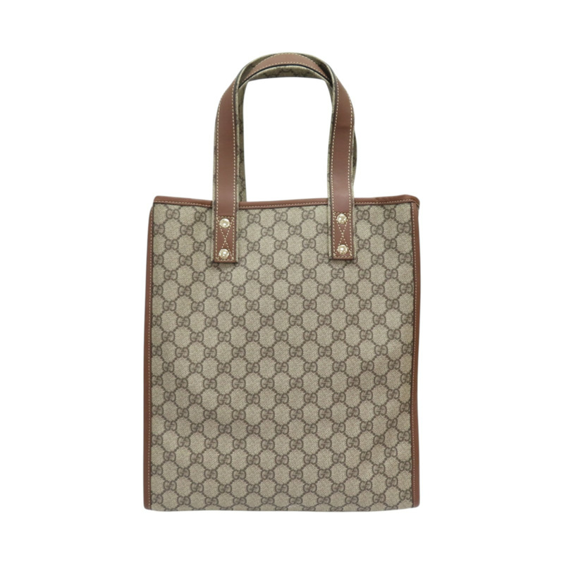 棕色 帆布 GG Supreme Sherry Tote Bag 手提包 211135【GUCCI 古馳】 211135-1