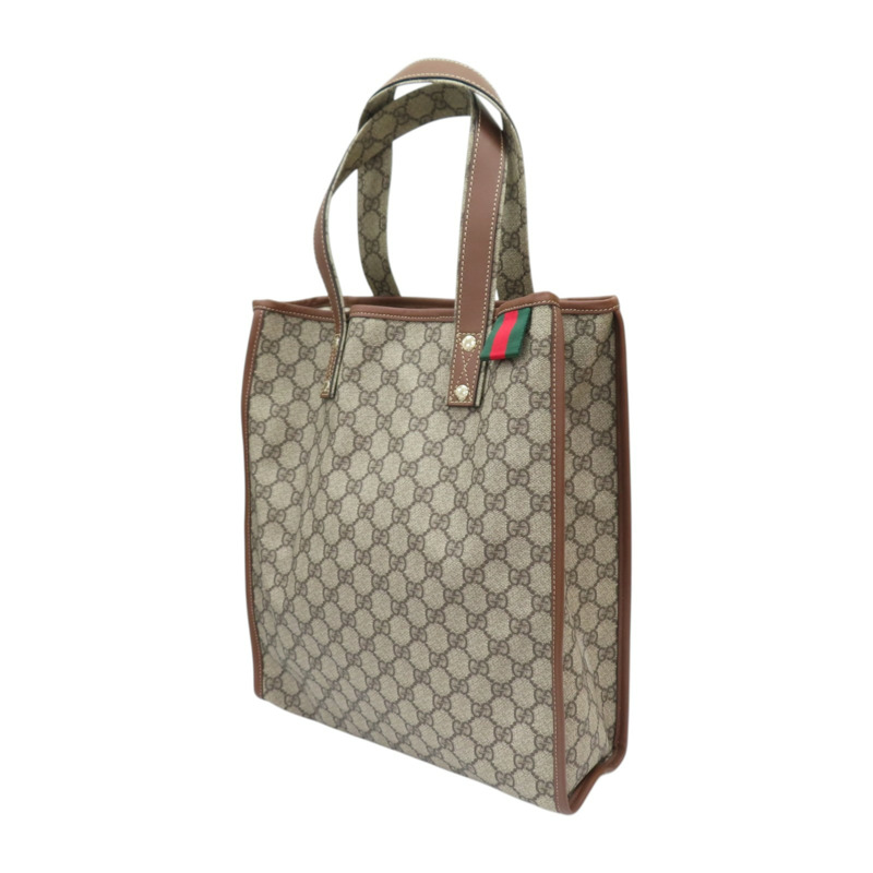 棕色 帆布 GG Supreme Sherry Tote Bag 手提包 211135【GUCCI 古馳】 211135-2