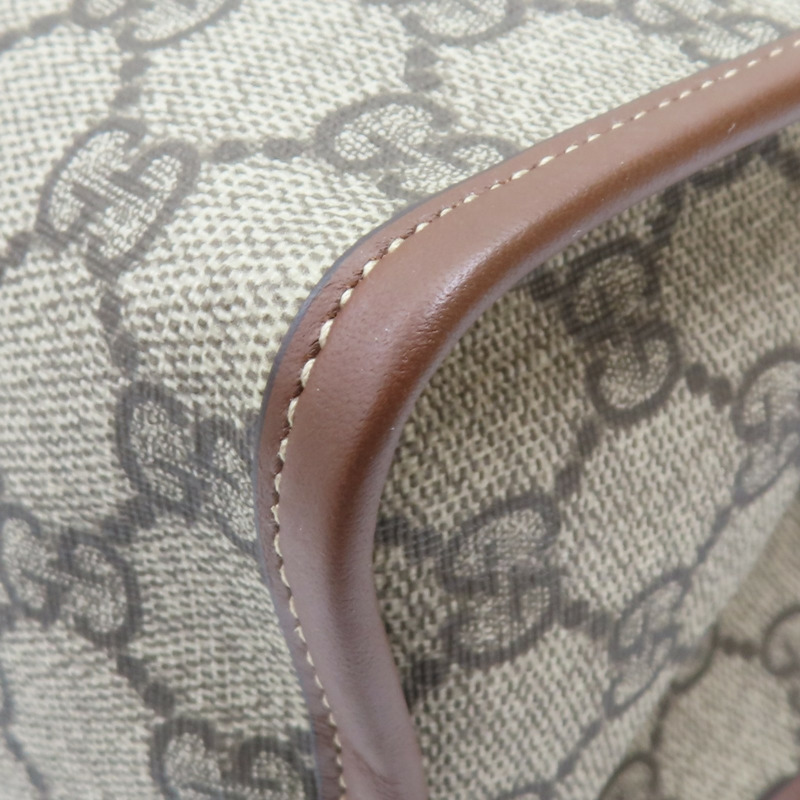 棕色 帆布 GG Supreme Sherry Tote Bag 手提包 211135【GUCCI 古馳】 211135-9