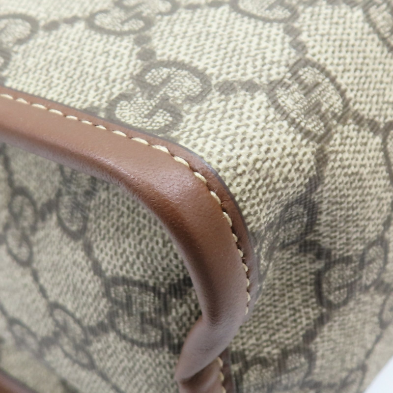 棕色 帆布 GG Supreme Sherry Tote Bag 手提包 211135【GUCCI 古馳】 211135-12