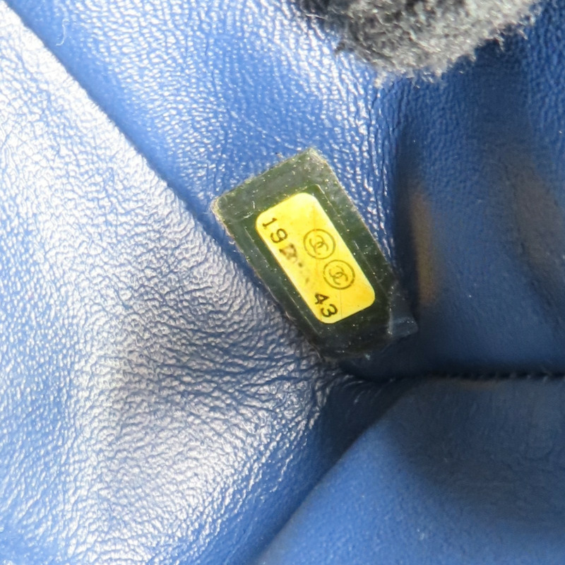 藍色 漆皮 2.55 Reissue Flap Bag 肩背包 A37586 (変色)【CHANEL 香奈兒】 A37586-8