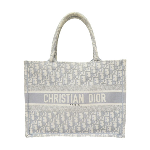 灰色 提花帆布 Book Tote 中型 托特包 手提包 M1296ZRIW【Dior 迪奧 】 M1296ZRIW