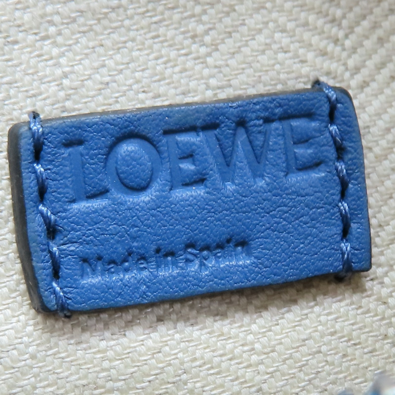 藍色牛皮 Mini puzzle 肩背包【LOEWE 羅威】-6