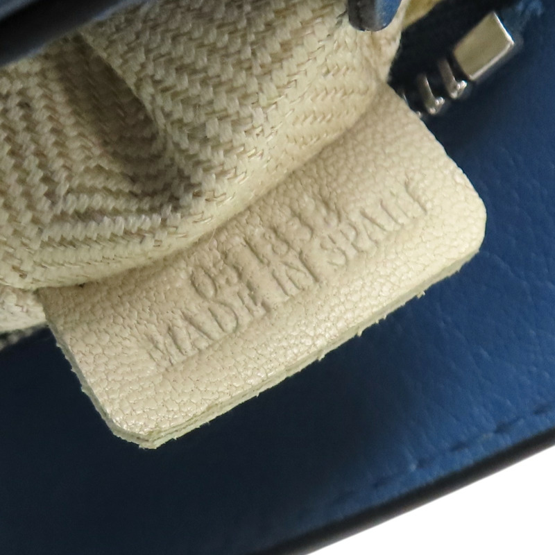 藍色牛皮 Mini puzzle 肩背包【LOEWE 羅威】-7