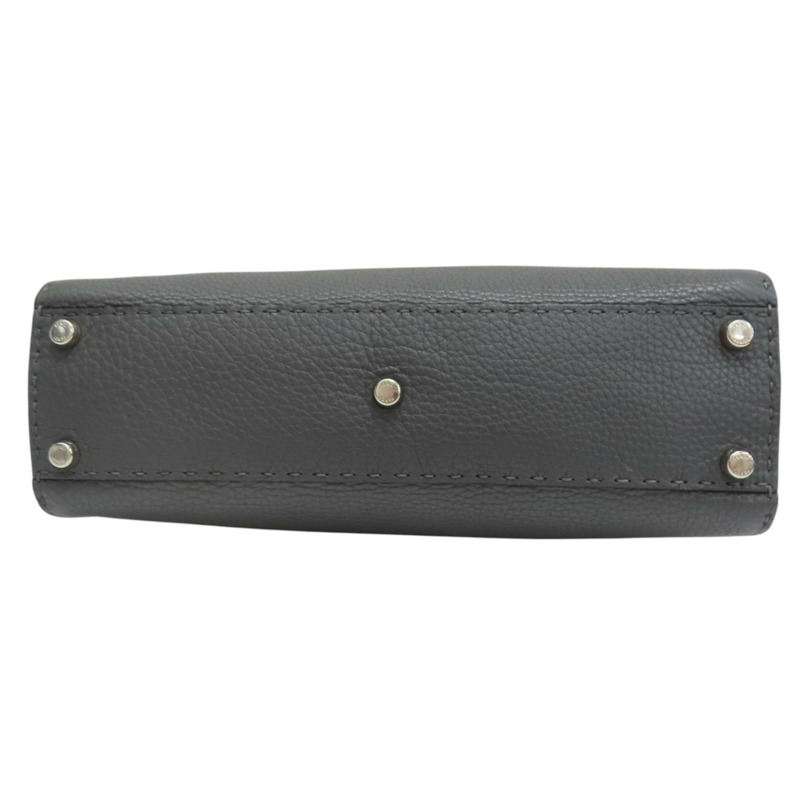 瀝青灰色 牛皮 Peekaboo 兩用包 8BN290 【二手名牌BRAND OFF】 8BN290-3