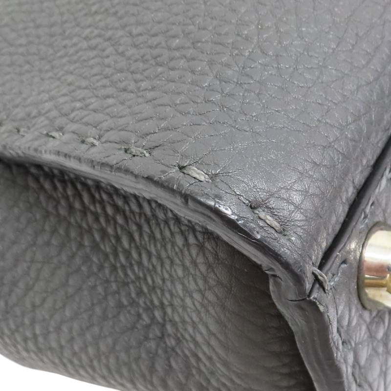 瀝青灰色 牛皮 Peekaboo 兩用包 8BN290 【二手名牌BRAND OFF】 8BN290-8