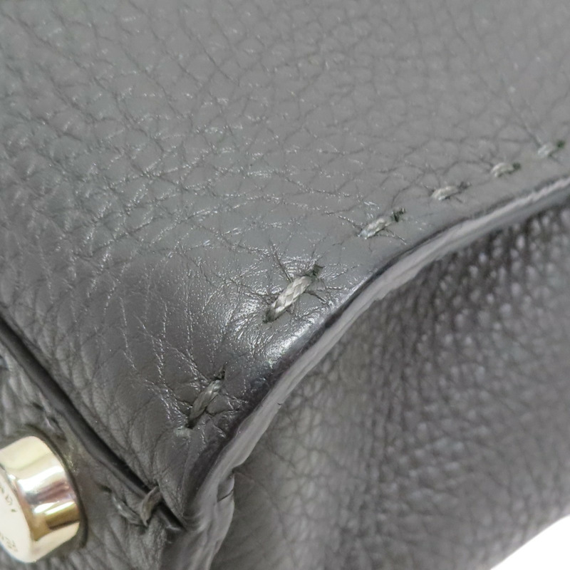 瀝青灰色 牛皮 Peekaboo 兩用包 8BN290 【二手名牌BRAND OFF】 8BN290-9