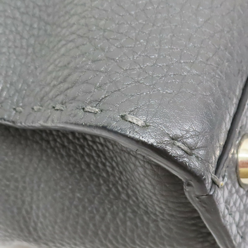 瀝青灰色 牛皮 Peekaboo 兩用包 8BN290 【二手名牌BRAND OFF】 8BN290-10