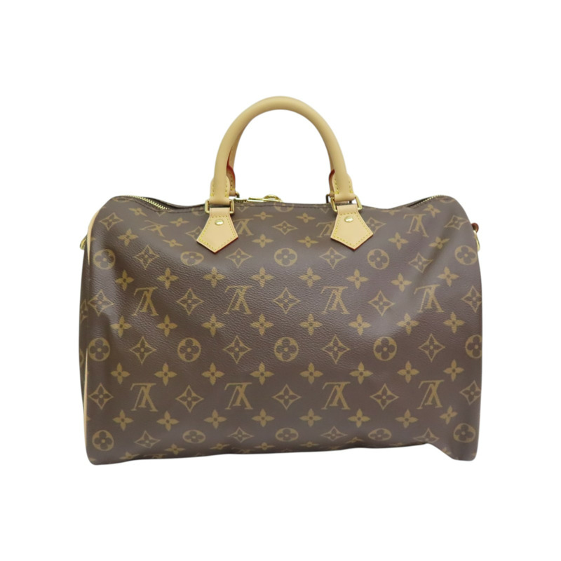 棕色 原花帆布 Speedy 35 兩用包 M46981【LOUIS VUITTON LV 路易威登】 M46981-1