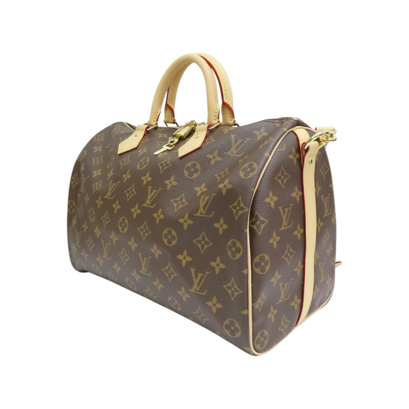 棕色 原花帆布 Speedy 35 兩用包 M46981【LOUIS VUITTON LV 路易威登】 M46981-2
