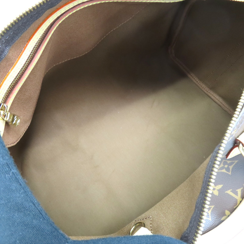 棕色 原花帆布 Speedy 35 兩用包 M46981【LOUIS VUITTON LV 路易威登】 M46981-4