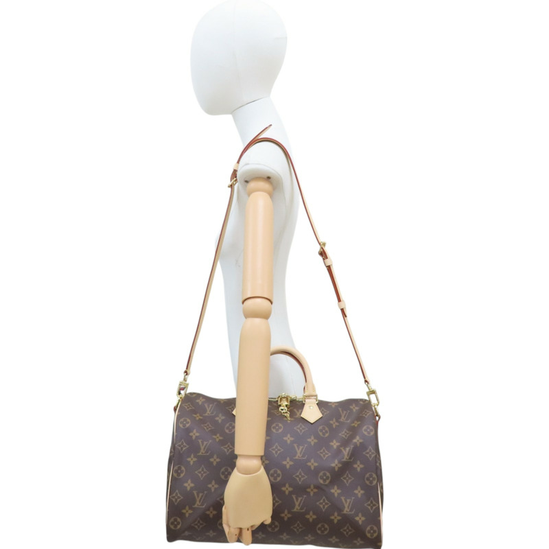 棕色 原花帆布 Speedy 35 兩用包 M46981【LOUIS VUITTON LV 路易威登】 M46981-8