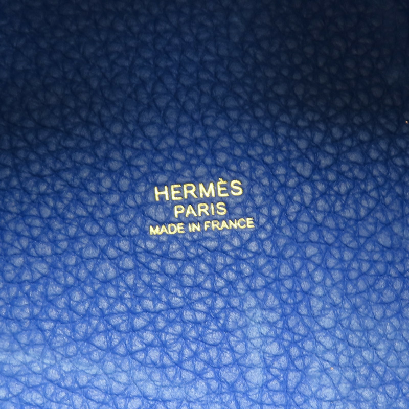 電光藍 Taurillon 牛皮 Picotin Lock 18 手提包 U刻 金扣【HERMES 愛馬仕】 H056289CC-5