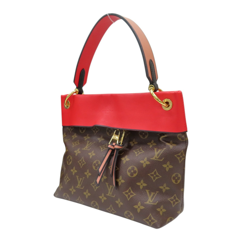 紅/棕色 帆布 Tuile Reevess 肩背包 M43798【LOUIS VUITTON LV 路易威登】 M43798-2