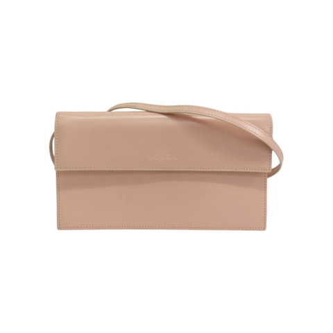 粉色牛皮 mini 肩背包【LOEWE 羅威】