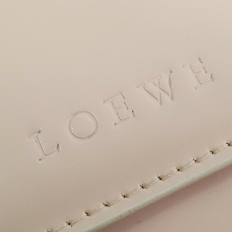 粉色牛皮 mini 肩背包【LOEWE 羅威】-6