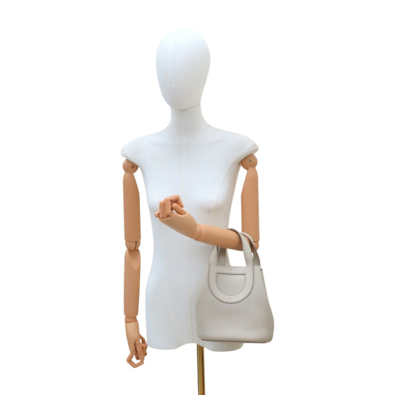 冰川白 TC牛皮 In The Loop18 手提包 B刻【HERMES 愛馬仕】 H084274CC-8