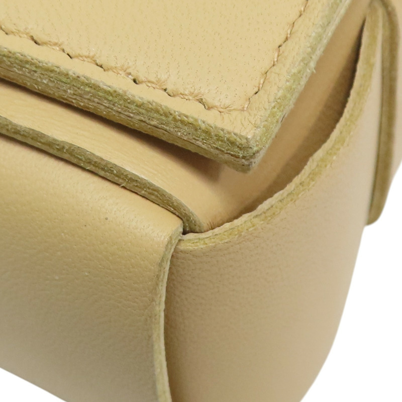 淺褐色羊皮 Casette MINI 肩背包 666688【BOTTEGA VENETA BV 寶緹嘉】 666688-8