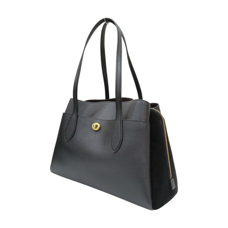 黑色 牛皮 肩背包 89486【COACH 寇馳】 89486-2