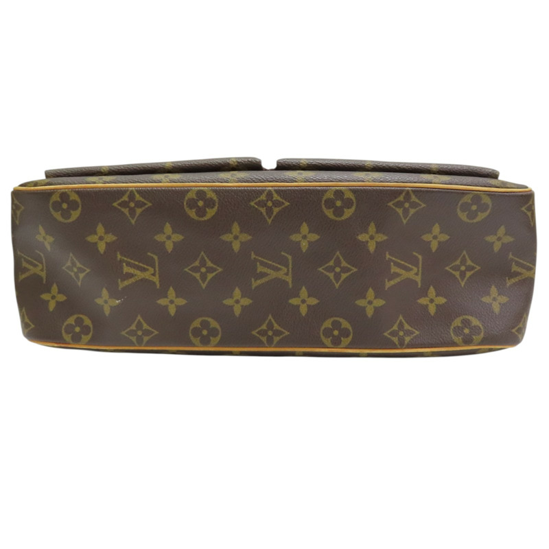 棕色 原花 PVC塗層帆布 Viva Cite GM 肩背包【LOUIS VUITTON LV 路易威登】 M51163-3