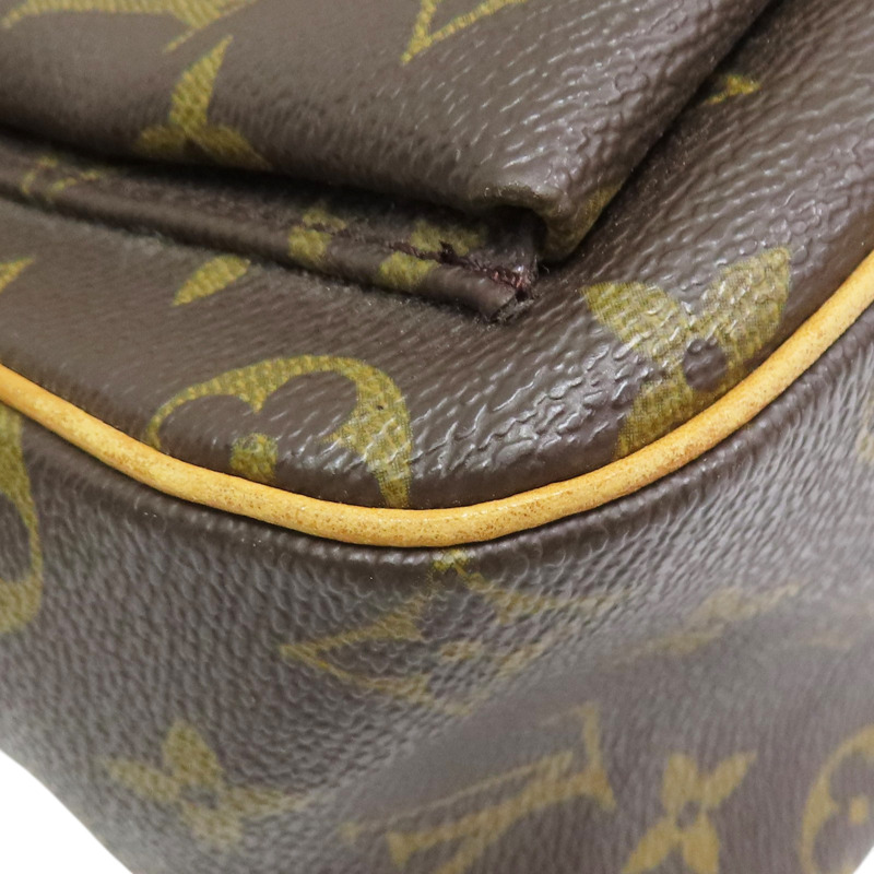 棕色 原花 PVC塗層帆布 Viva Cite GM 肩背包【LOUIS VUITTON LV 路易威登】 M51163-8