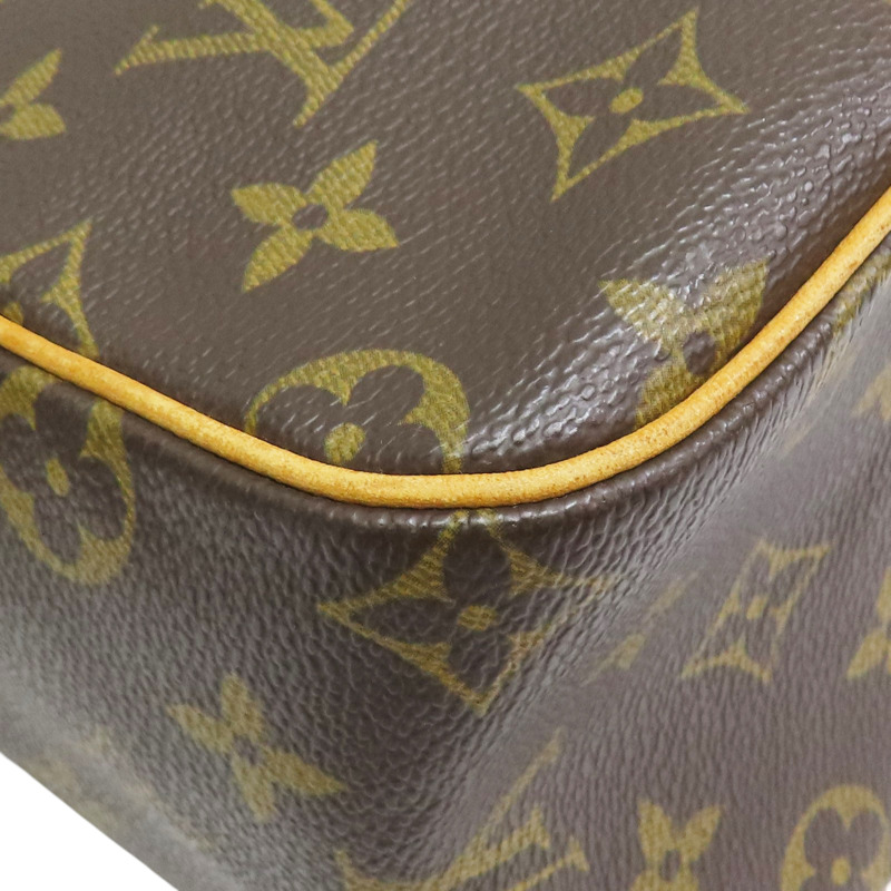 棕色 原花 PVC塗層帆布 Viva Cite GM 肩背包【LOUIS VUITTON LV 路易威登】 M51163-10