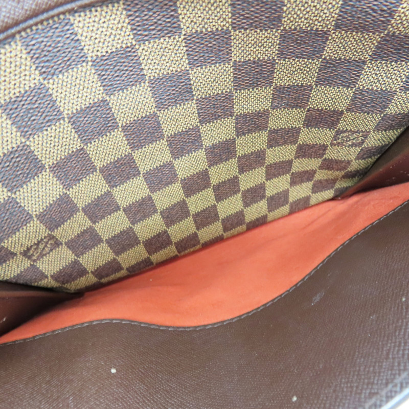 棕色 棋盤格帆布 Triana 手提包【LOUIS VUITTON LV 路易威登】 N51155-6