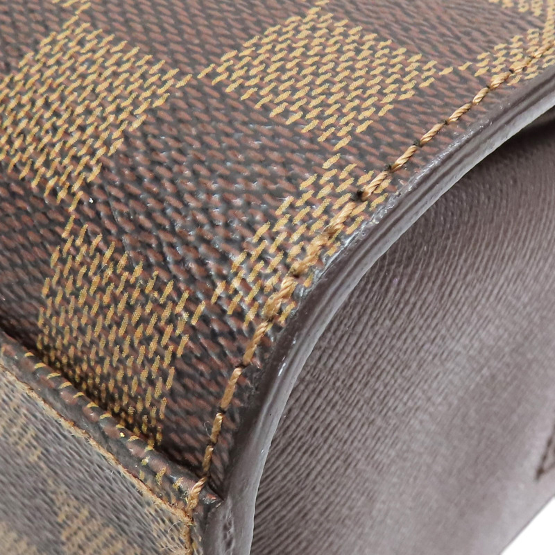 棕色 棋盤格帆布 Triana 手提包【LOUIS VUITTON LV 路易威登】 N51155-12