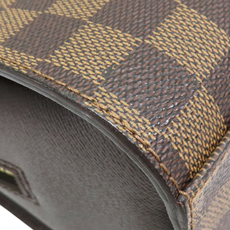 棕色 棋盤格帆布 Triana 手提包【LOUIS VUITTON LV 路易威登】 N51155-13