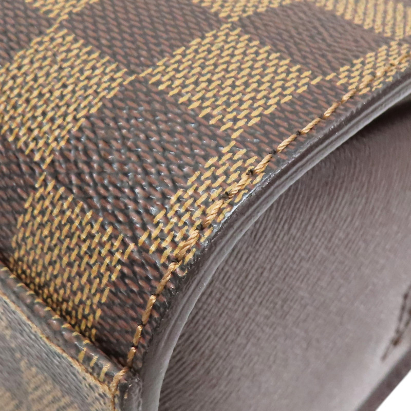 棕色 棋盤格帆布 Triana 手提包【LOUIS VUITTON LV 路易威登】 N51155-14