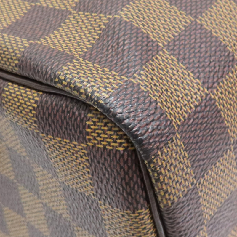 棕色 棋盤格帆布 Speedy 30 波士頓包 手提包【LOUIS VUITTON LV 路易威登】 N41531-8
