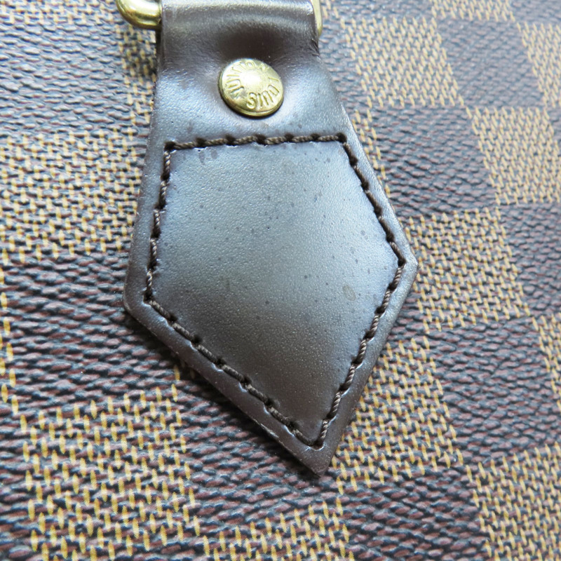 棕色 棋盤格帆布 Speedy 30 波士頓包 手提包【LOUIS VUITTON LV 路易威登】 N41531-12